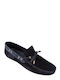Men's Leather Moccasins Blue