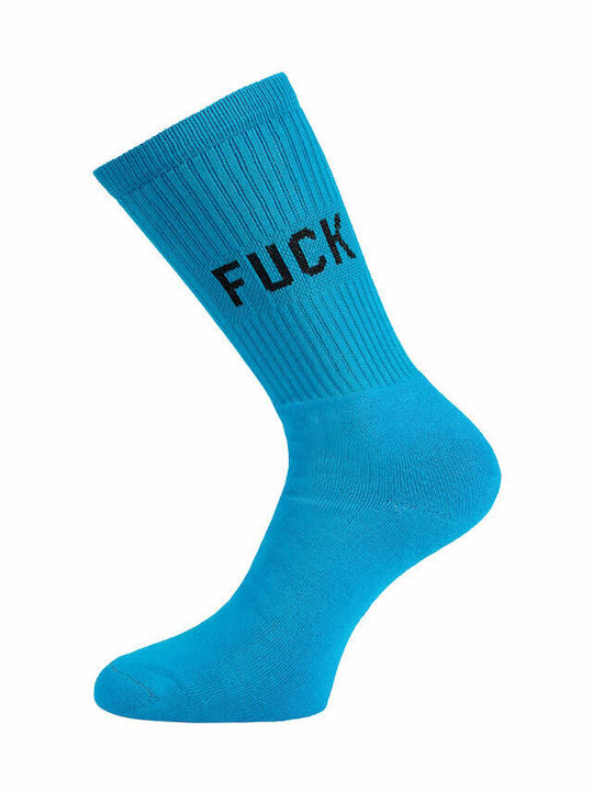 Чорапи Sock-ing ''Fuck Off'' Небесно Синьо 2321-15-небесно синьо Небесно Синьо