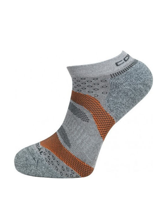 Comodo Run 9 Laufsocken Grau Orange Comodo Run 9 Laufsocken Grau Orange