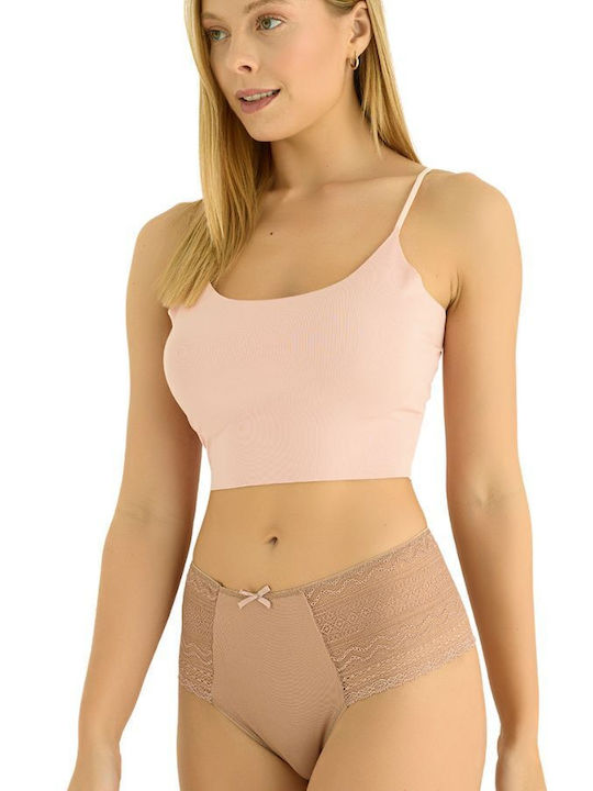 Vanilya Secret Βαμβακερό Γυναικείο String Σοκολά.