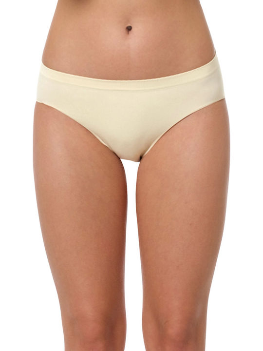 Yenita Brasil Nahtlos Beiges Damen-Slips