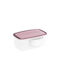 Viomes Lunchbox Kunststoff Rosa Geeignet für die Mikrowelle 4000ml 1Stück