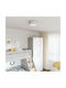 vidaXL Ceiling Mount Light 30cm Gray with Socket E27
