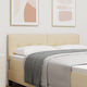 vidaXL Stoff Kopfstütze für Betten Beige 144x88cm