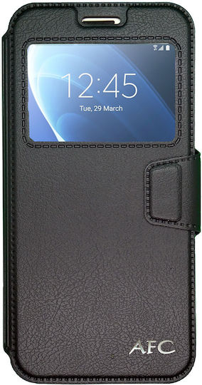Калъф за Huawei Mate 10 Pro Тип Книга Магнитно Заключване Прозорец Gekko S-View Черен