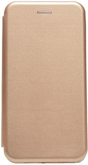 Magnetic Book Case Iphone 6/6s Interior Pocket Cards Gold