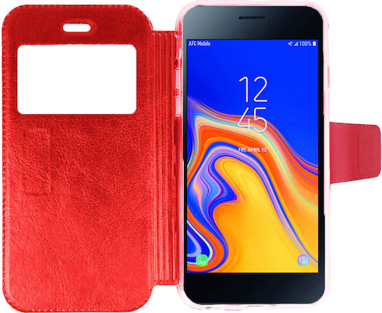 Husă Huawei Y6 2018 Tip Book Cu Închidere Magnetică Fereastră Gekko S-view Roz