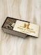 Holzbox mit Schiebedeckel USB-Stick Namen Datum Code 1905