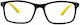 Frog Optical Reading Glasses +2.50 in Black color