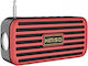 KMS-03A Bluetooth Speaker 3W with Battery Life up to 2 hours Red
