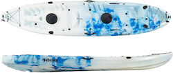 SCK Nereus HD 0201-37171 Πλαστικό Kayak Ψαρέματος 2 Ατόμων Άσπρο-Γαλάζιο