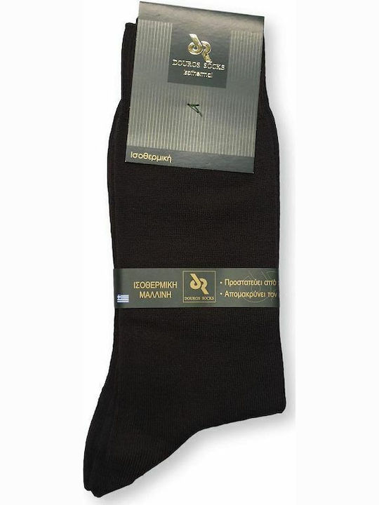 Douros Socks Douros Мъжки термо чорапи Кафяв