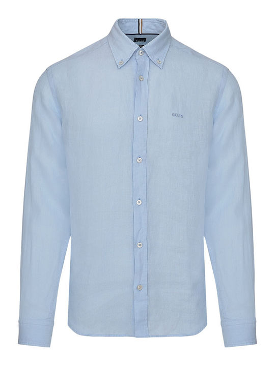 Liam Дълъг ръкав Риза Sky Blue