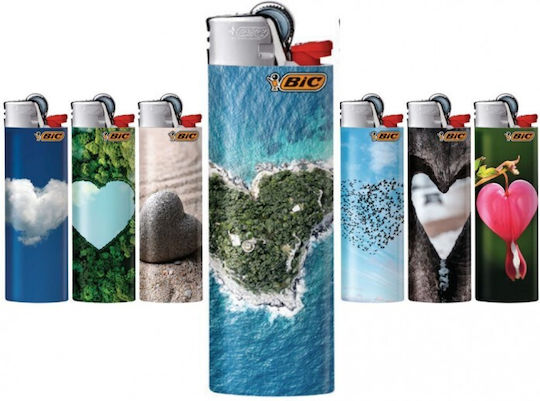 BIC Maxi Αναπτήρας Φλόγας Love Earth 8τμχ