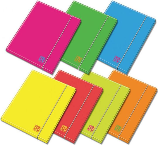 Ντοσιέ Λάστιχο Χάρτινο A4 Blasetti Fluo 7734