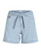 Γυναικείο Λινό Σορτς Light Blue Denim