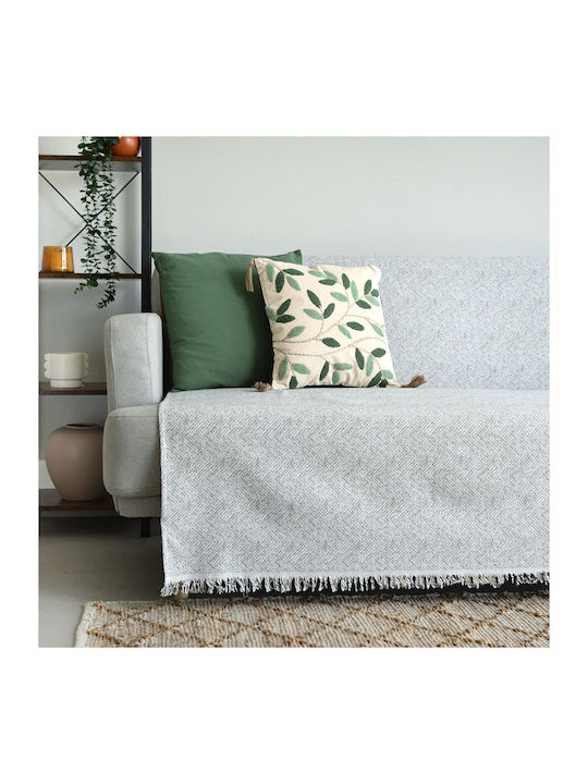 Ravelia Pesce Armchair Throw 180x180cm Khaki