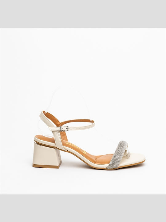 Vizzano Women's Flat Sandals with Strap in White Color