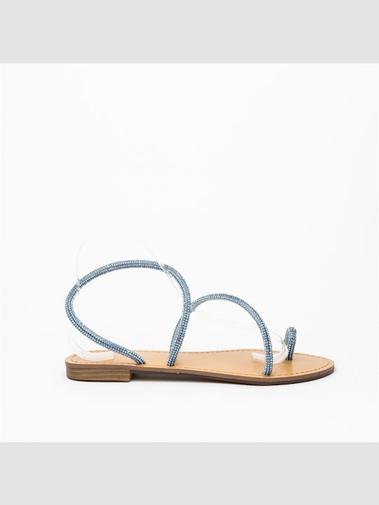 Women's Flat Sandals Light Blue