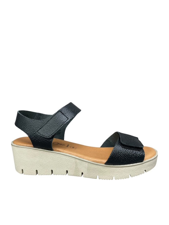 Anatomic Women's Leather Platform Shoes Black