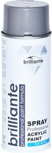 Brilliante Spray Vopsea Temperatură Înaltă Gri RAL 7004 400ml