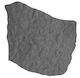 Rubber Garden Floor Tile Recyclable Plastic 1 Piece Natural Stone Grey 7453 Multy Home