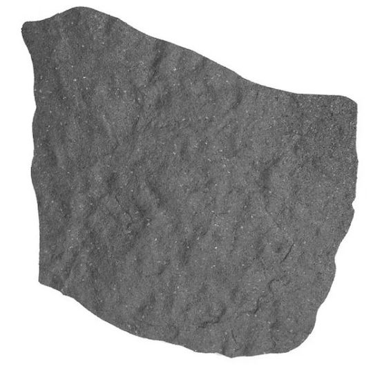 Rubber Garden Floor Tile Recyclable Plastic 1 Piece Natural Stone Grey 7453 Multy Home