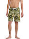 Boardshort Андрически Бански Зелен Флорален