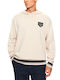 Sweatshirt mit Kapuze Black-beige