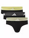 Active Flex Herren Slips Schwarz 3Packung
