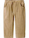 Kids' Linen Pants Beige