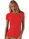Short Sleeve Cotton Coral Women's T-Shirt
