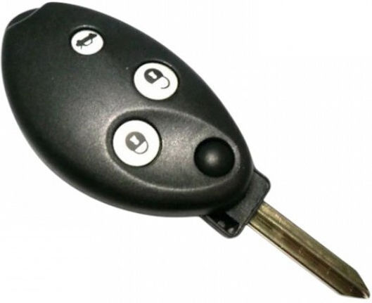 Foldable Car Key Shell with Blade with 3 Buttons for Citroen