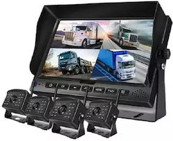 Andowl Qca698 Car Reverse Camera with Screen Universal Rover SD