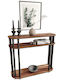 Cruise Konsole Holz Walnut L90xB30xH84cm