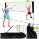 Portable Adjustable Net Set 3 in 1 Volleyball Badminton Tennis 310x90 Cm Aria Trade