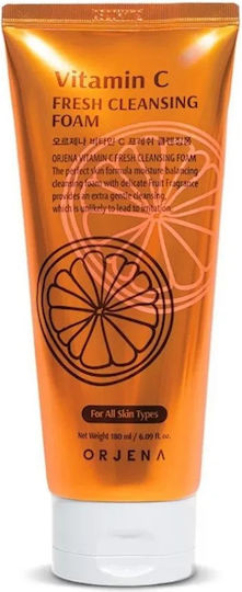 Orjena Vitamin C Αφρός Καθαρισμού Προσώπου 180ml