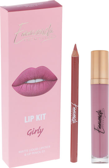 Emmanouela Cosmetics Makeup Palettes & Sets For Lips Girly 2 Pieces
