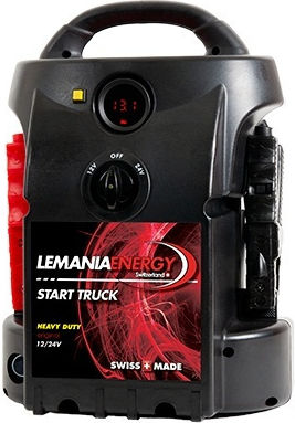 Lemania Energy Starting Robot Преносим Стартер за автомобилна батерия 5000Спецификация 12/24V