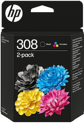 HP 308 Γνήσιο Μελάνι Εκτυπωτή InkJet Πολλαπλό (...