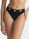 Βαμβακερά Γυναικεία String 3Pack Μαύρο