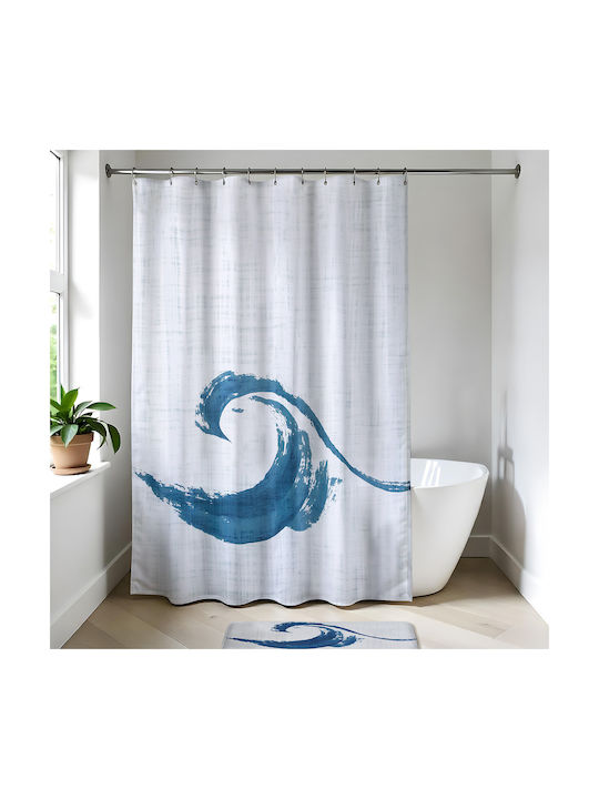 Eurocasa Shower Curtain Fabric 180x200cm Multicolour