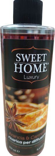 Sweet Home Luxury Diffuser Refill 250ml Orange & Cinnamon
