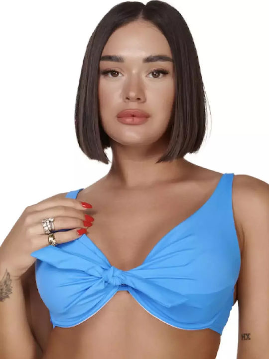 Bluepoint Solids Bikini Σουτιέν E Cup Blue
