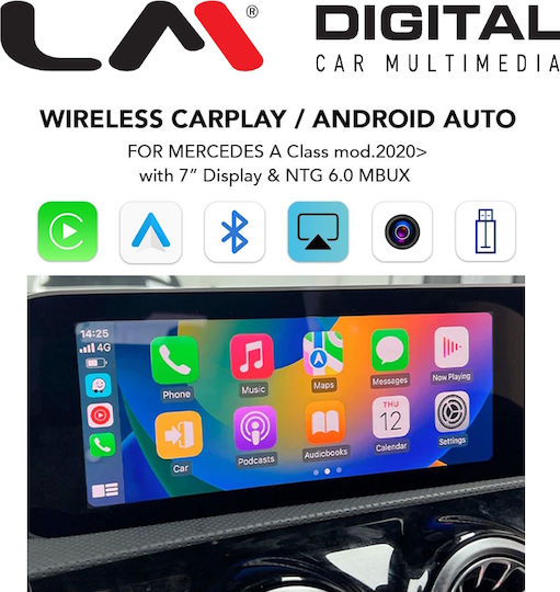 LM Digital Car Carplay & Android Auto Adapter for Mercedes Benz