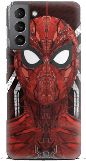 Spiderman Back Cover Σιλικόνης Κόκκινο (Galaxy S21 5G)
