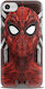 Spiderman Umschlag Rückseite Silikon Rot (iPhone 8/7)