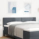 vidaXL Fabric Bed Headboard Cushion Gray 90x40cm