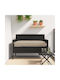 vidaXL Μαξιλάρι Καναπέ Κήπου Taupe 110x40εκ.