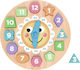 Wooden Kids Peg Puzzle Pastel 13pcs Tooky Toys